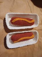 Gehaakte kroket met mosterd NIEUW sinterklaas kerst carnava, Diversen, Ophalen of Verzenden, Nieuw