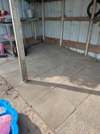 18 Betontegels 50x50 cm, Tuin en Terras, Tegels en Klinkers, Ophalen, Gebruikt, 5 tot 10 m², Beton