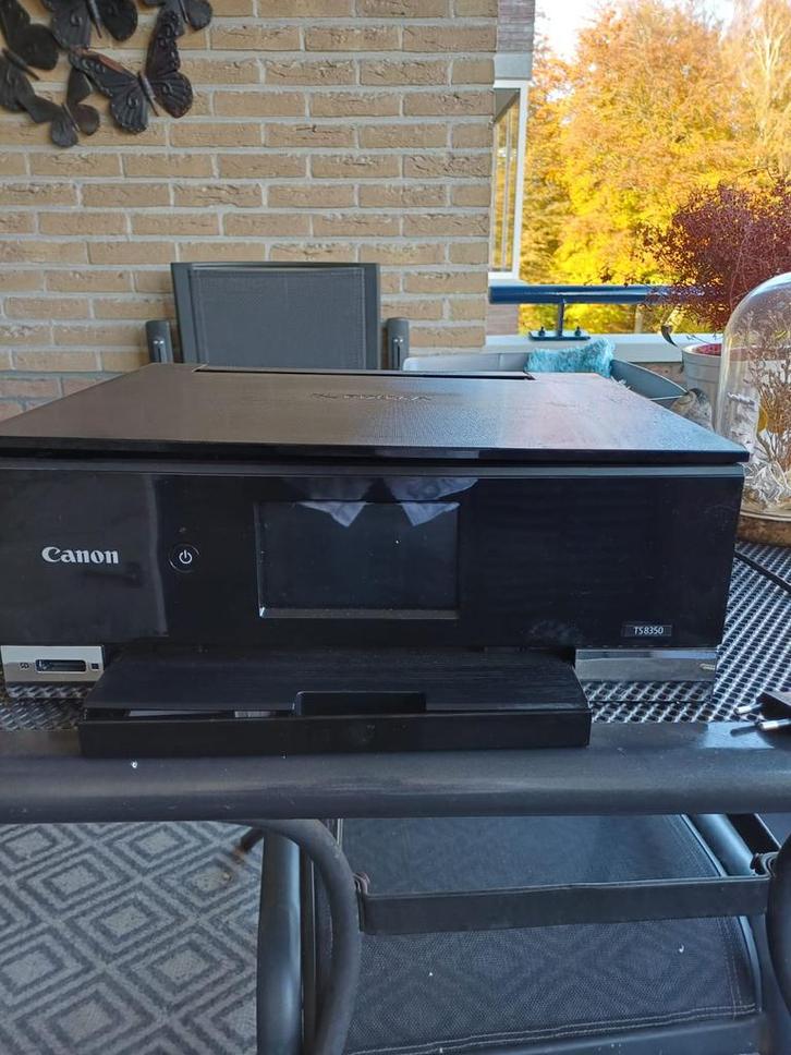 Canon Pixa TS8350 printer, Computers en Software, Printers, Gebruikt, All-in-one, Inkjetprinter, Kleur printen, Kopieren, Scannen