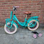 Leuke meisjes kinderfiets 14 inch (met zijwieltjes), Ophalen, Zo goed als nieuw, Minder dan 16 inch, Zijwieltjes