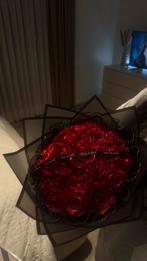 Rode rozen boeket, Huis en Inrichting, Woonaccessoires | Droogbloemen, Ophalen of Verzenden, Zo goed als nieuw
