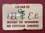 Emaille bord IBEC Langcat medisch, Ophalen