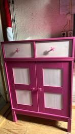 Roze kastje, Kinderen en Baby's, Kinderkamer | Commodes en Kasten, Ophalen, Gebruikt, Kast, 105 cm of meer