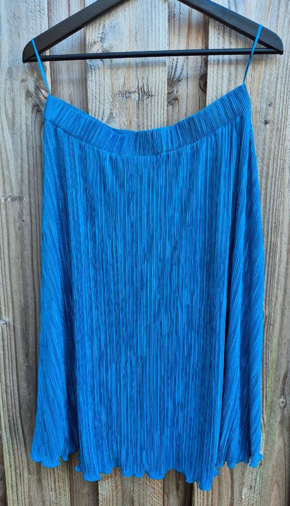 Rok maat 42 - Komplimente - NIEUW, Kleding | Dames, Rokken, Nieuw, Maat 42/44 (L), Blauw, Onder de knie, Ophalen of Verzenden