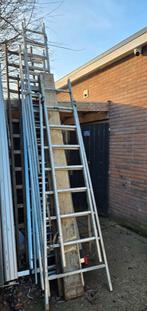 Ladder aluminium uitschuifladder Altrex houten optrekladder, Ophalen of Verzenden, Nvt, Nvt, Nvt