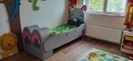 Neushoorn bed met boekenkast, Ophalen, Zo goed als nieuw, 70 tot 85 cm, Matras