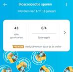 43 volle spaarkaarten bioscoop pathé, Tickets en Kaartjes, Drie personen of meer, Kortingsbon, Overige typen