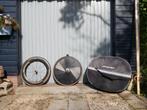 Triathlon Wielen met Dura Ace Cassette, Fietsen en Brommers, Fietsonderdelen, Wiel, Zipp, Gebruikt, Racefiets