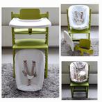 Zeer compleet! Tripp Trapp Stokke, newborn, babyset, tray..., Kinderen en Baby's, Kinderstoelen, Ophalen, Gebruikt, Meegroeistoel