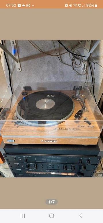 Platenspeler ,pick up .  Stereo vintage  custom  beschikbaar voor biedingen