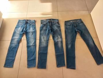 3x jeans Replay Anbass Hyperflex in top staat maat 31/ 32 beschikbaar voor biedingen