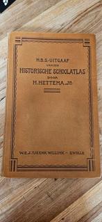 100 jaar oude Historische schoolatlas 11e druk!, Boeken, Overige atlassen, H.Hettema.JR, Ophalen of Verzenden, Zo goed als nieuw