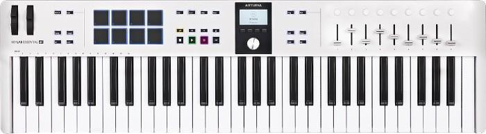 Arturia Keylab Essential MK3 61 White USB/MIDI keyboard, Muziek en Instrumenten, Midi-apparatuur, Nieuw, Ophalen of Verzenden