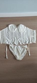 Bruidslingerie maat 70F, Kleding | Dames, Ondergoed en Lingerie, Ophalen of Verzenden, Body of Korset, Wit, Di Lorenzo