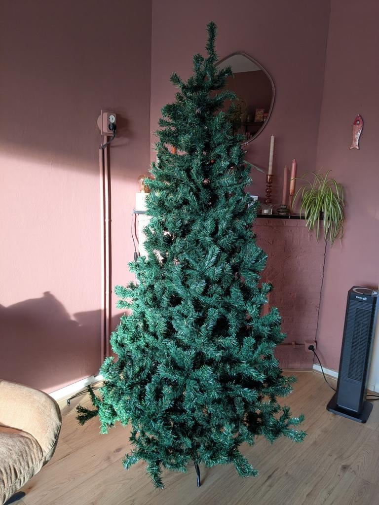 Kunst kerstboom 1,80m hoog, Ophalen, Zo goed als nieuw