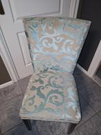 Barok stoelen, Ophalen, Blauw, Zo goed als nieuw, Stof