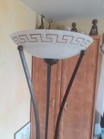 Vloerlamp en wandlamp., Huis en Inrichting, Lampen | Vloerlampen, Ophalen, Zo goed als nieuw, Glas, 150 tot 200 cm