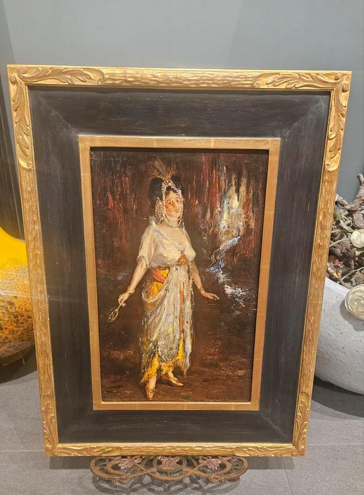 Schilderij Franz Helfferich (1971-1941), Antiek en Kunst, Kunst | Schilderijen | Klassiek, Ophalen of Verzenden