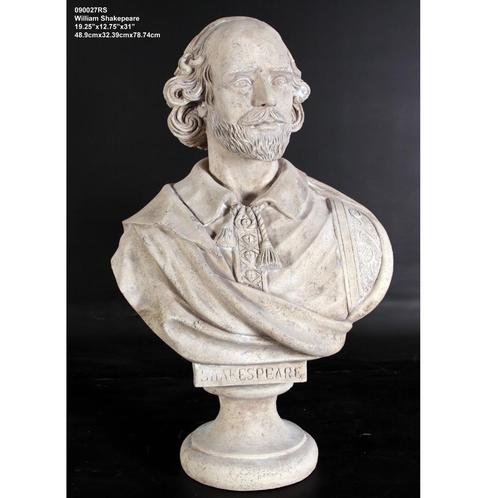 Charles Dickens Buste Hoogte 78 cm, Verzamelen, Muziek, Artiesten en Beroemdheden, Nieuw, Ophalen