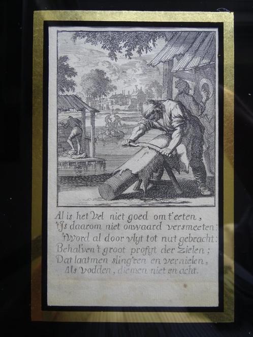 Ets leerlooierij, Antiek en Kunst, Kunst | Etsen en Gravures, Ophalen of Verzenden