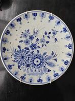Delfts blauw wandbord Schoonhoven, Antiek en Kunst, Ophalen of Verzenden