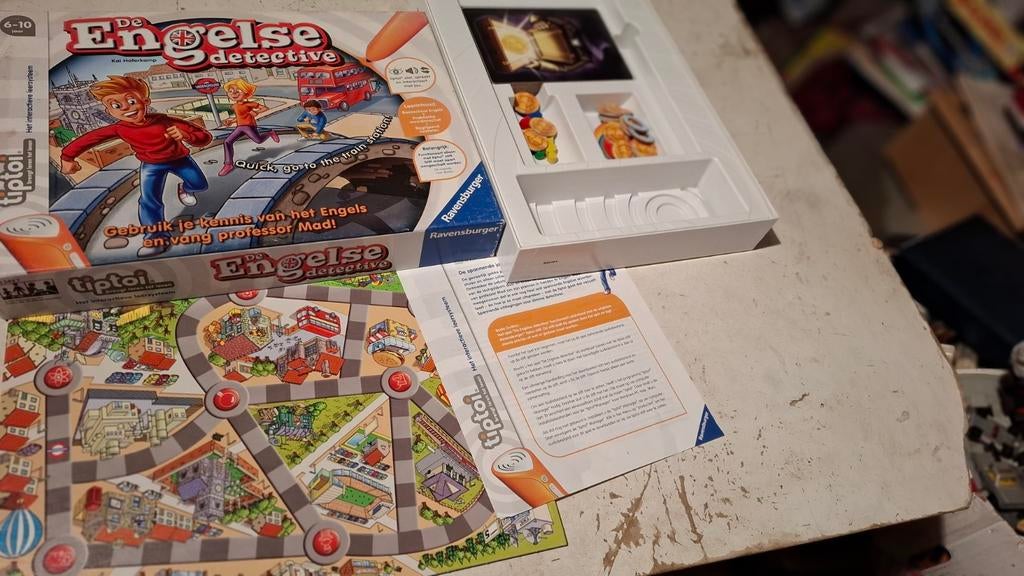 Tiptoi de engelse detective, Een of twee spelers, Ophalen of Verzenden, Gebruikt, Ravensburger