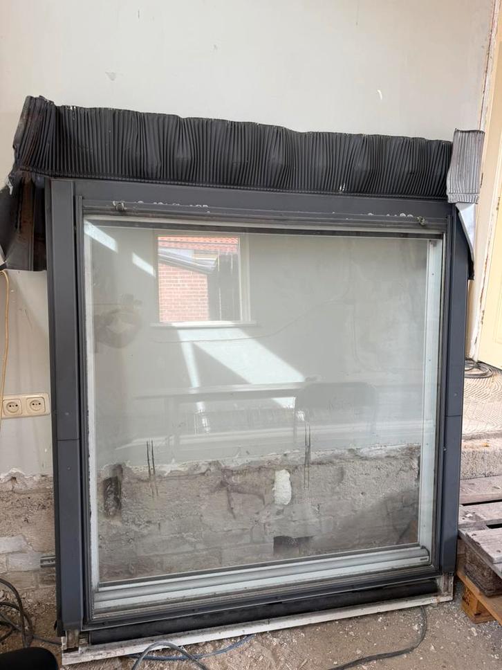 Compleet velux dakraam GGU UK08, Doe-het-zelf en Verbouw, Glas en Ramen, Zo goed als nieuw, Dakraam, 120 tot 160 cm, 120 tot 160 cm