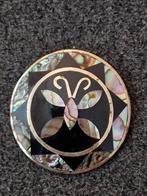 Vintage Alpaca broche / hanger uit Mexico, Sieraden, Tassen en Uiterlijk, Broches, Ophalen, Zo goed als nieuw, 4 tot 7 cm, Overige materialen