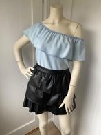 Als nieuw: PIMKIE lichtblauwe off shoulder top mt. S, Blauw, Ophalen of Verzenden, Zo goed als nieuw, Maat 36 (S)