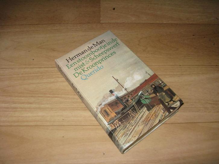 Herman de Man - Een stoombootje in de mist & Scheepswerf De, Boeken, Romans, Gelezen, Ophalen of Verzenden