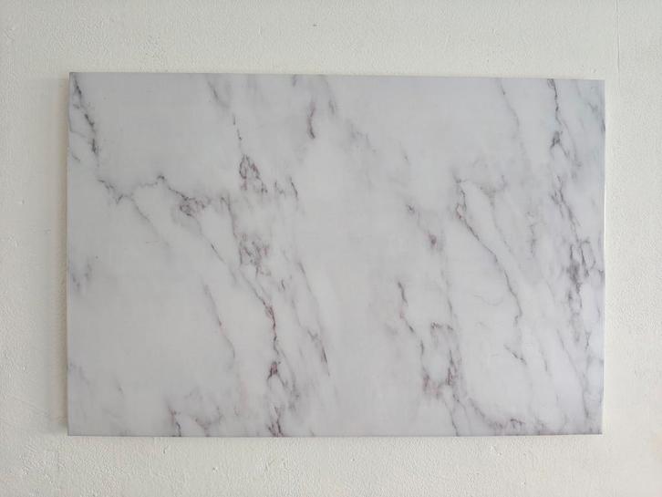 Whiteboard met marmermotief, Huis en Inrichting, Woonaccessoires | Schilderijen, Tekeningen en Foto's, Nieuw, Overige typen, Minder dan 50 cm
