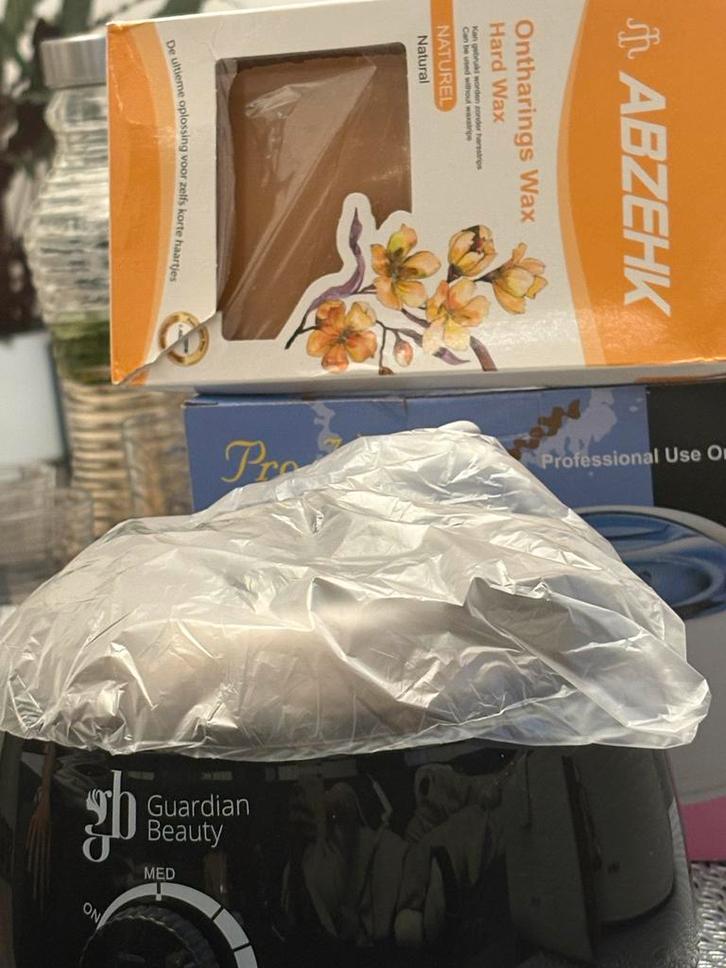 Wax Verwarmer + Wax, Sieraden, Tassen en Uiterlijk, Uiterlijk | Cosmetica en Make-up, Zo goed als nieuw, Toebehoren, Gehele gezicht