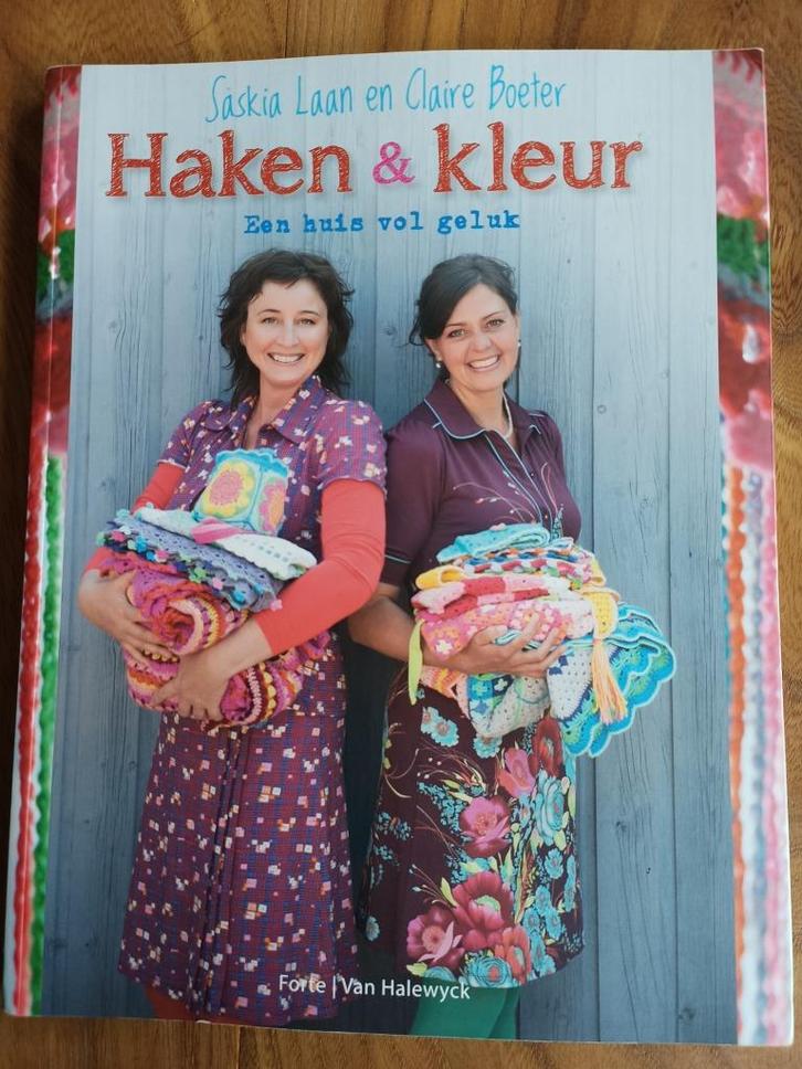 Haken en kleur patronen Saskia Laan en Claire Boeter, Boeken, Hobby en Vrije tijd, Nieuw, Breien en Haken, Ophalen of Verzenden
