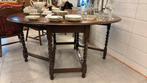 Antieke 1900s Drop Leaf Barley Twist Eettafel, Huis en Inrichting, Ophalen, 50 tot 100 cm, Zo goed als nieuw, Vijf personen of meer