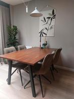 Eettafel 160x90, Huis en Inrichting, Tafels | Eettafels, Ophalen, Gebruikt, 50 tot 100 cm, Metaal