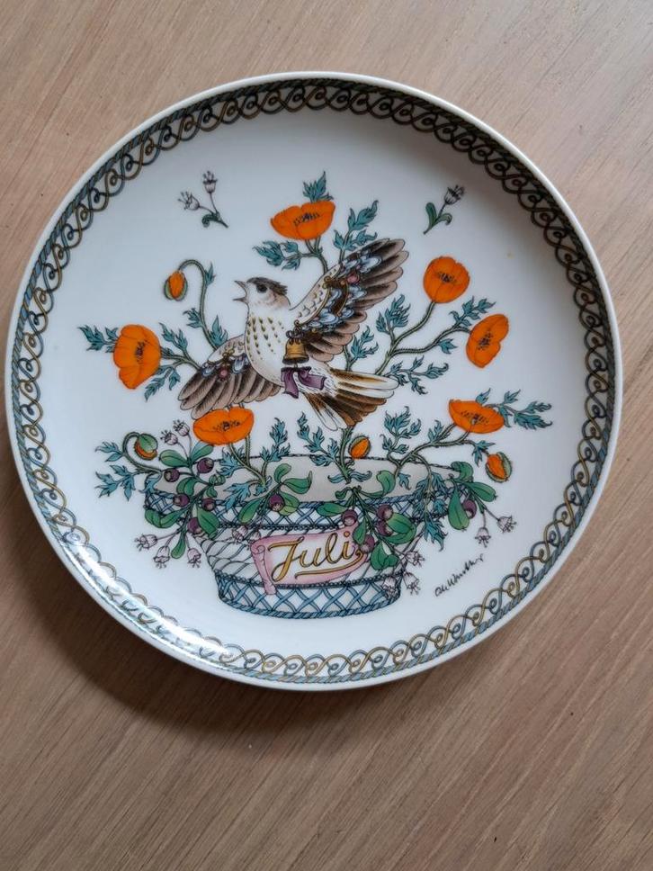 Hutschenreuther Ole Winther Juli Wandbord, Antiek en Kunst, Antiek | Wandborden en Tegels, Ophalen of Verzenden