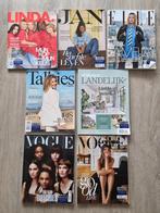 Tijdschriften 2025  Linda Jan vtwonen Talkies Vogue Elle, Ophalen, Gelezen, Damesbladen