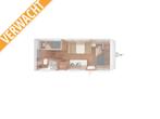 Weinsberg CaraOne 550 QDK, Caravans en Kamperen, Caravans, Overige merken, Overige typen, Bedrijf, Treinzit