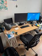 Ikea ANFALLARE/MITTBACK Bureau - Zo goed als nieuw!, Huis en Inrichting, Bureaus, Ophalen, Zo goed als nieuw, Bureau