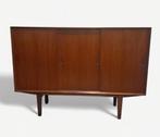 Deens sideboard highboard teak mid century, Huis en Inrichting, Kasten | Dressoirs, Ophalen, 25 tot 50 cm