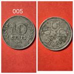 zink 10 cent 1942, Ophalen of Verzenden