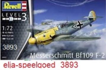 Messerschmitt Bf109 F-2 Revell | Nr. 3893 | 1:72 modelbouw beschikbaar voor biedingen