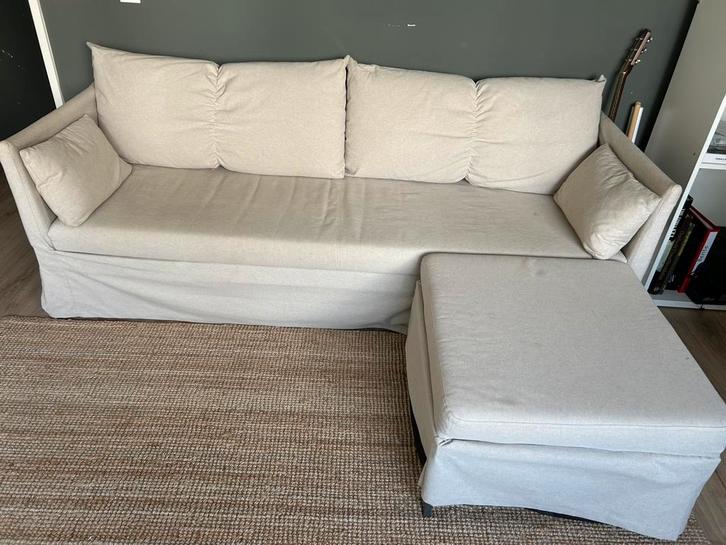 IKEA Sandbacken slaapbank (2 persoons), Huis en Inrichting, Banken | Sofa's en Chaises Longues, Zo goed als nieuw, Tweepersoons