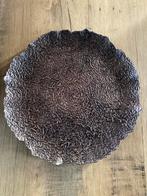 Schaal zwart brons koper kleur., Kunststof, Schaal, Rond, Ophalen of Verzenden