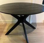 Mooie ronde eettafel. Evald 105cm ZGAN, Ophalen of Verzenden, Zo goed als nieuw, Rond, 100 tot 150 cm