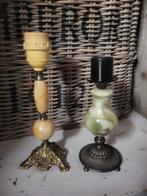 2x marmer lamp voetjes oud, Huis en Inrichting, Lampen | Tafellampen, Ophalen of Verzenden, Minder dan 50 cm