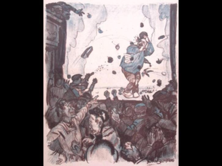 litho, Antiek en Kunst, Kunst | Litho's en Zeefdrukken, Verzenden