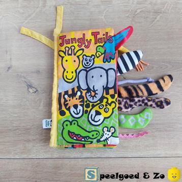 🐯 ZGAN | Jelly Kitten Jungle Tails stoffen babyboekje