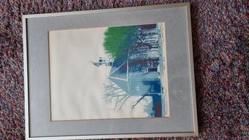 Schilderij - Thamerkerk Uithoorn beschikbaar voor biedingen