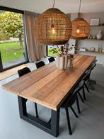 Eettafel 3 meter met stalen poten!, Huis en Inrichting, Tafels | Eettafels, Ophalen, 200 cm of meer, 50 tot 100 cm, Zo goed als nieuw